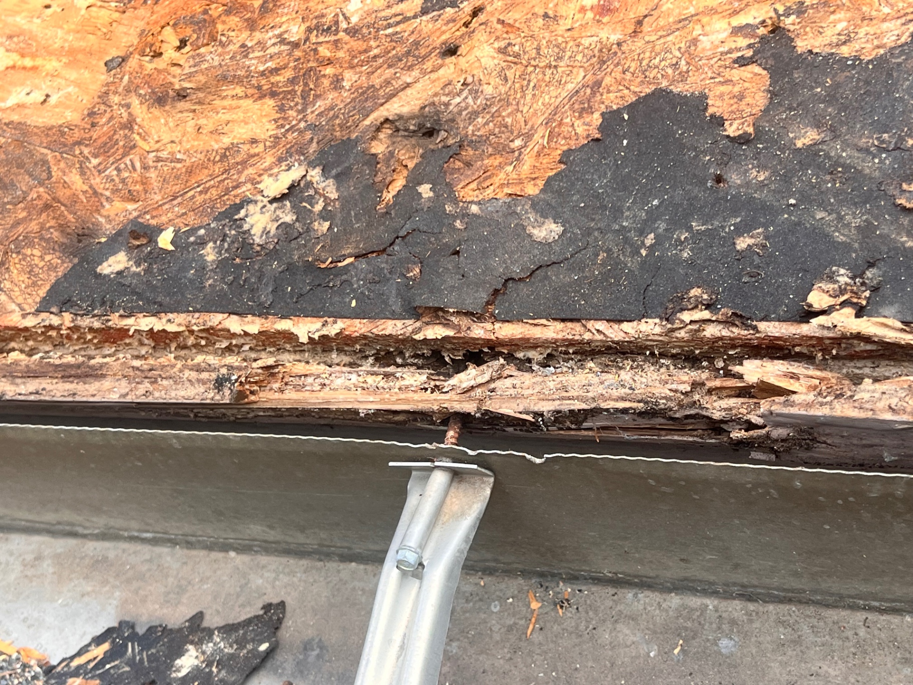 Storm damage documentation, Braun Station