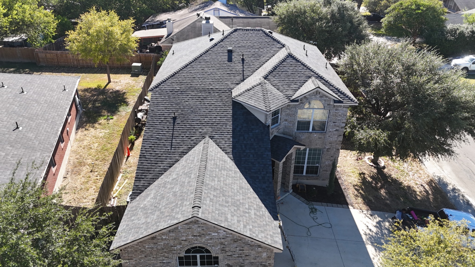 Roof replacement in Stone Oak